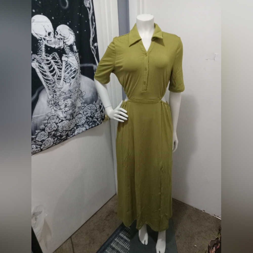 The Drop Olive Dress Sz M